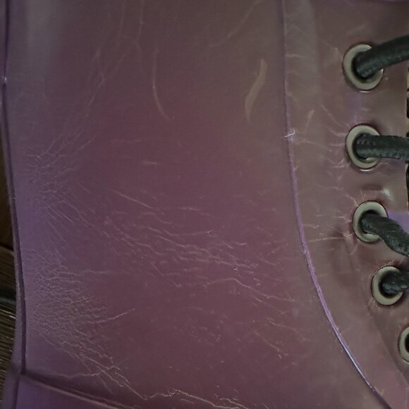 Dr. Martens DRENCH Wellington Wellies - Purple Rubber Boots – Size 8 - Picture 6 of 12